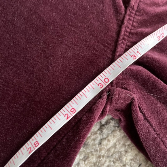 J brand velvet deep mulberry high rise skinny - Picture 10 of 13